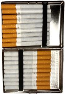 Cigarette Metall etui Cool för 18st 100" cigaretter 