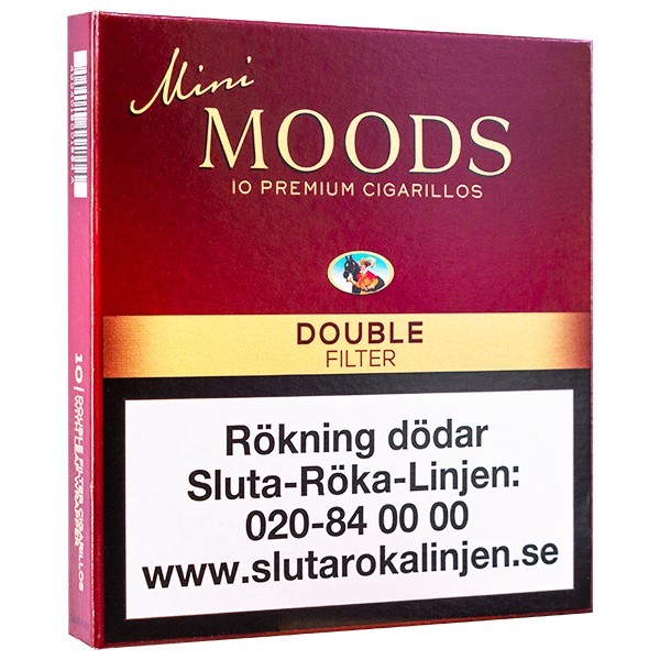 Cigarill Mini MOODS dubbel filter 10p 