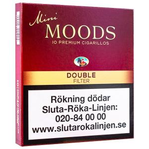 Cigarill Mini MOODS dubbel filter 10p 