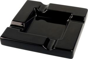 Cigarashtray porslin black 4 cigars