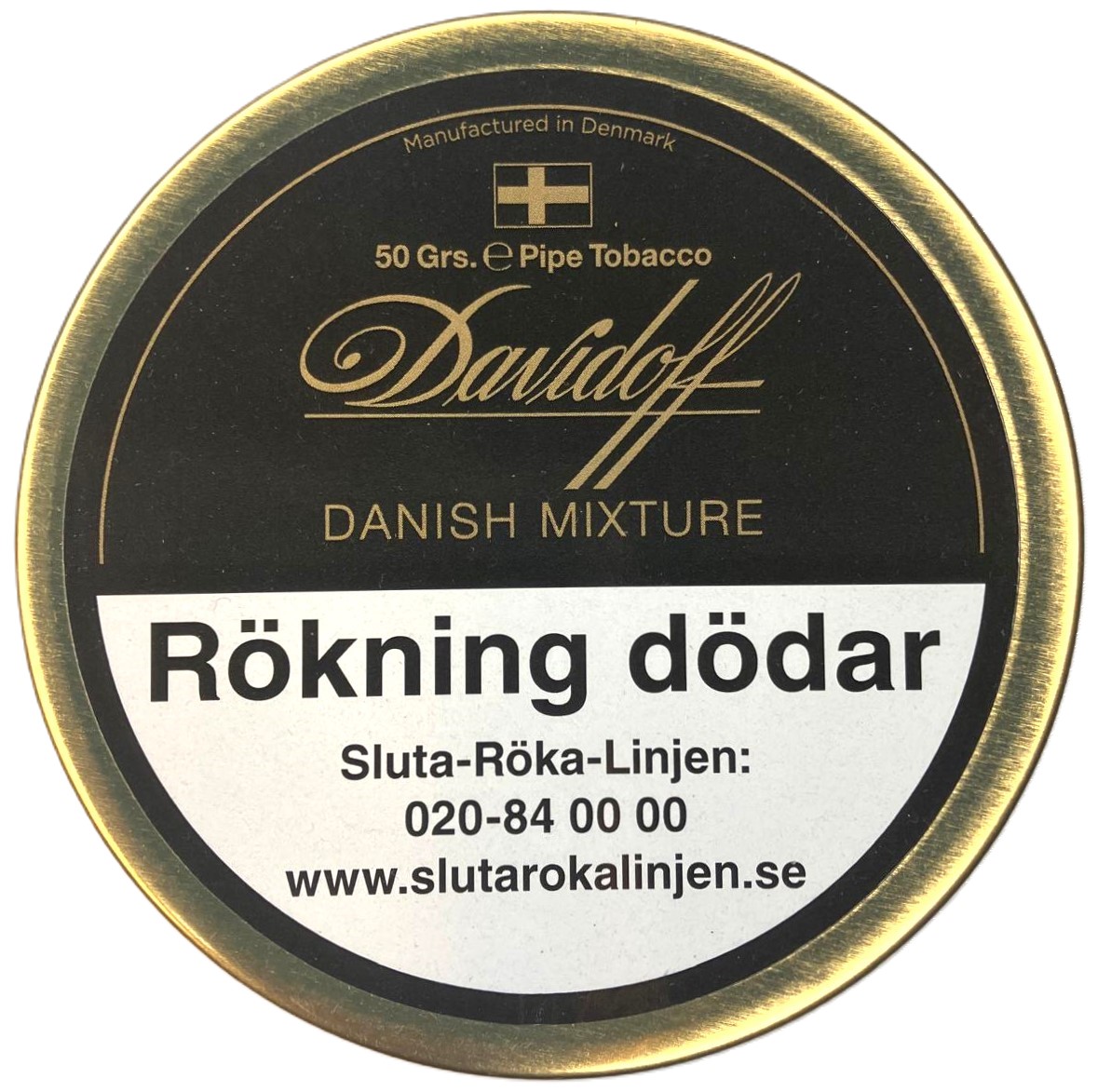 Piptobak-Davidoff-Danish mixture 50 gr burk