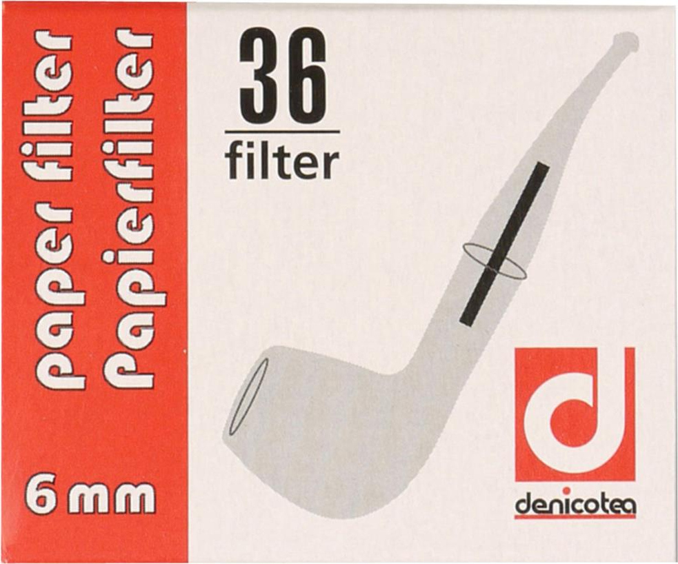 Denicotea Paper filter 6mm (36pcs)