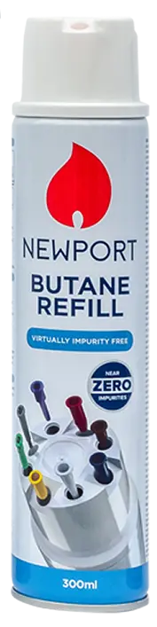 Butane gas NEWPORT 300ml (x12)