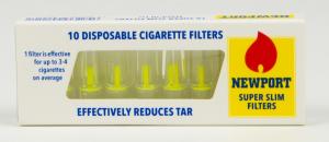 Mini-filters Super Slim NEWPORT 10 st single (x36)