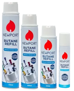 Butane gas NEWPORT 300ml (x12)
