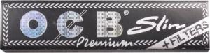 Rolling paper-OCB Premium (black) Long Slim + filter