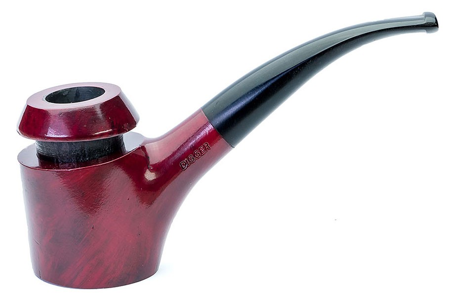 Pipa-Digger-Böjd-Polished-OXBLOD