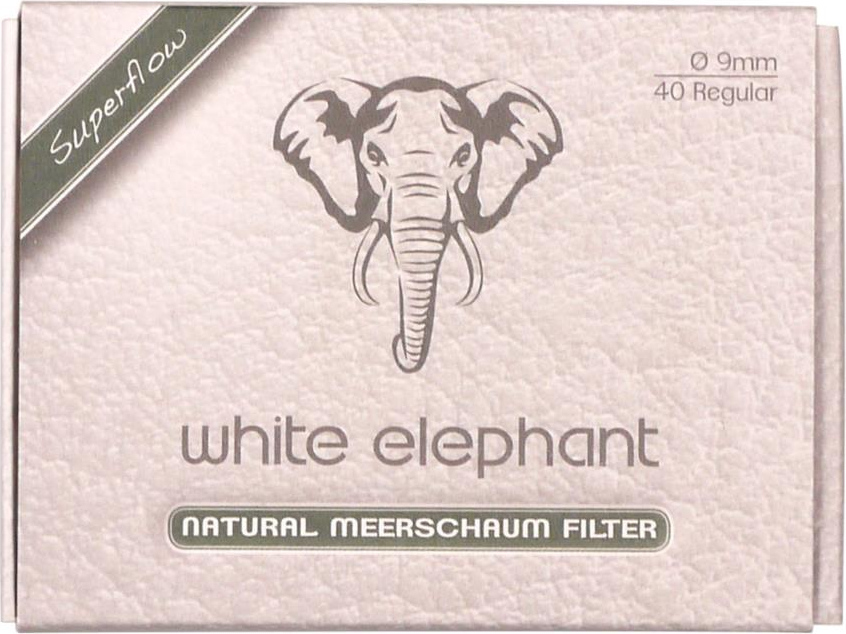 Pipfilter White Elephant  Meerschaum Filter 40p