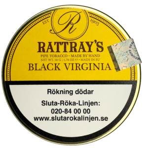 Pipwtobacco -Rattrays-Black Virginia 50g