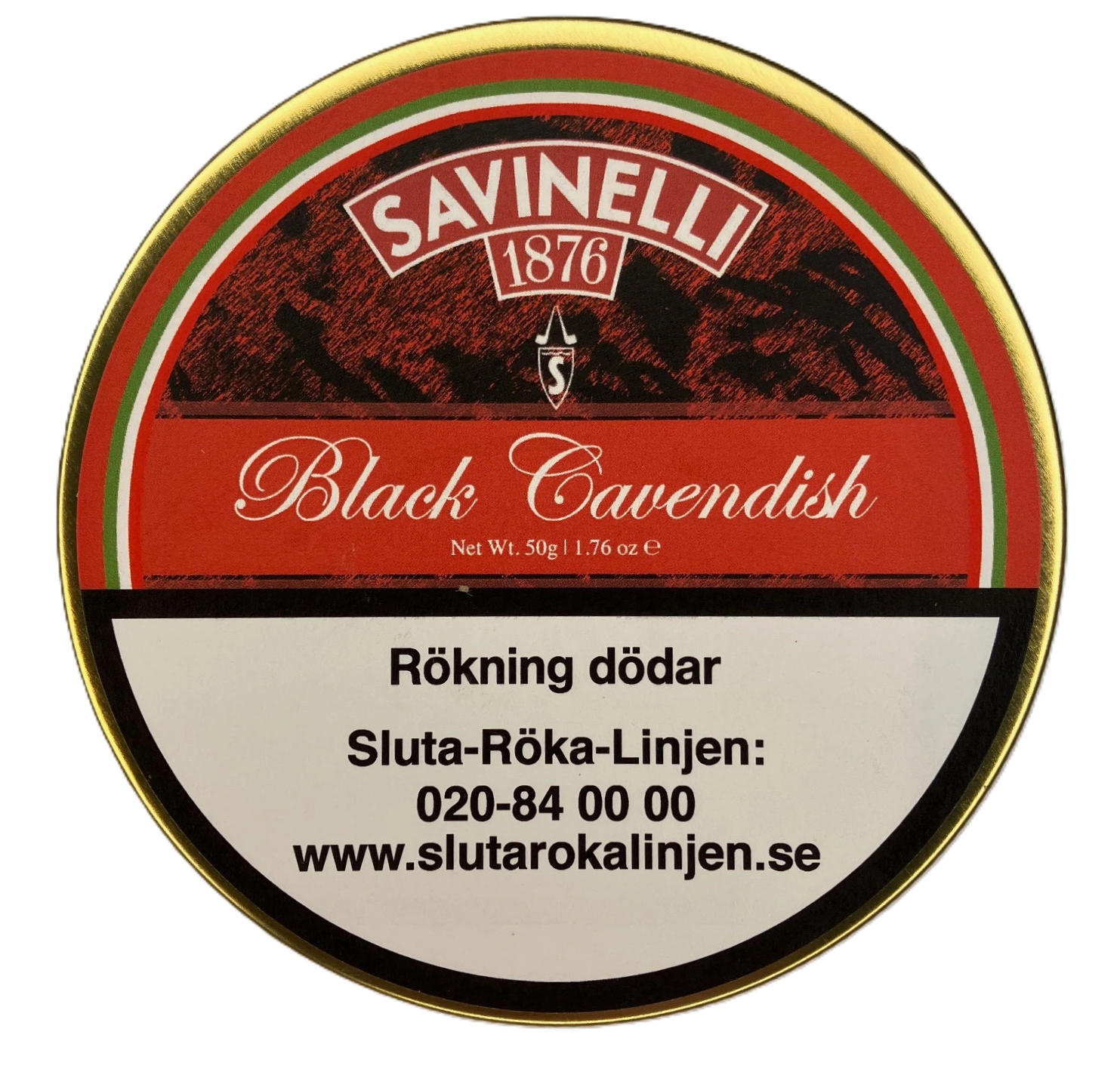Piptobak-Savinelli Black Cavendish 50g 