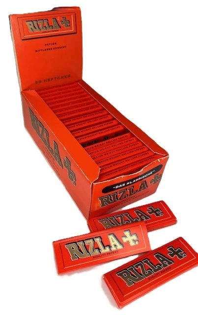 Rullpapper Rizla röd (50st) STORPACK  