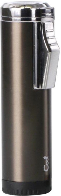 Cigar lighter COOL 3flame jet "Rocky Classic" Brown