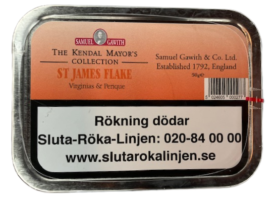 Piptobak Samuel Gawith St James Flake 50g