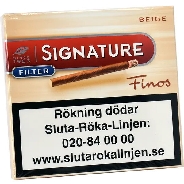Cigarill Signature  Finos Beige Filter /10