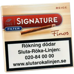 Cigarill Signature  Finos Beige Filter /10