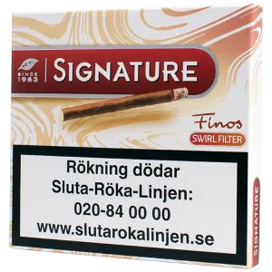 Cigarill Signature Finos Swirl Beige Filter 10p