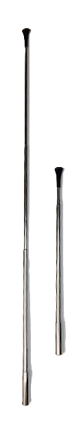 Cigarette-Mouthpiece Telescope in metal Silver Color 45cm