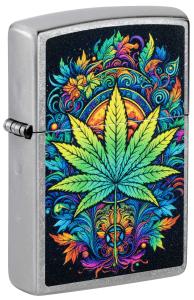 Zippo No 46575  Psychedelic Cannabis 