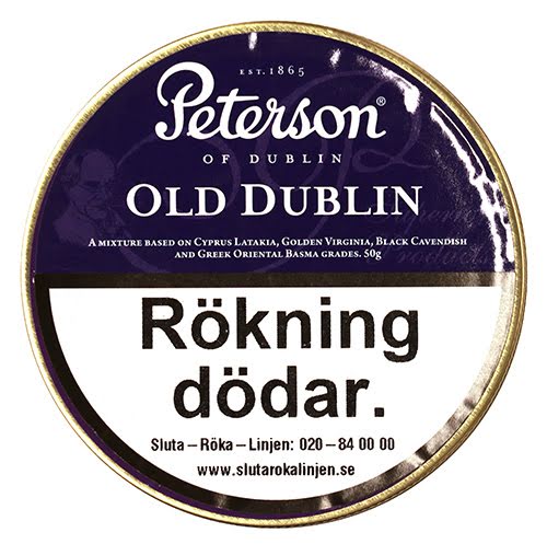 peterson of dublin pipe tobacco Pipetobacco -Peterson-Old Dublin brk 50g