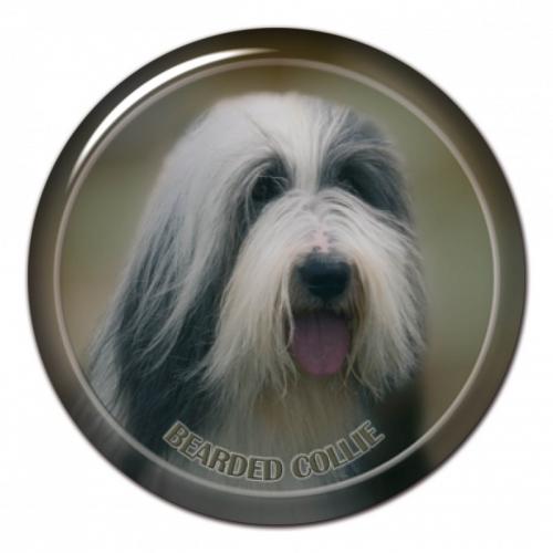 Dekaler med Bearded Collie