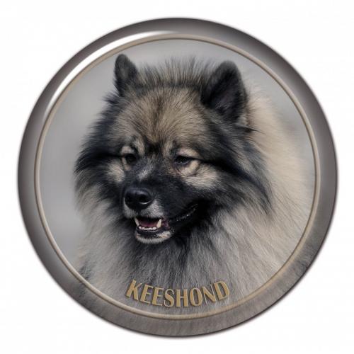 Dekaler med Keeshond