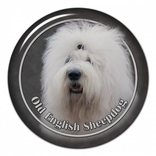 Dekaler med Old English Sheepdog