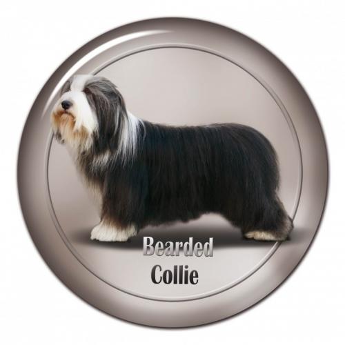 Dekaler med Bearded Collie