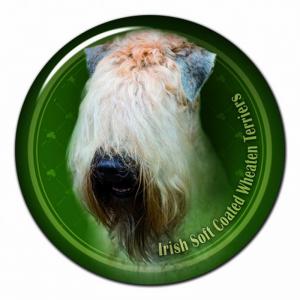 Dekaler med Irish Softcoated Wheaten Terrier