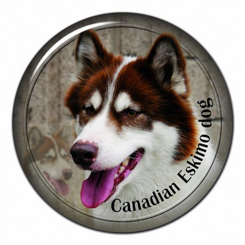 Dekaler med Canadian Eskimo Dog