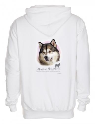 Huvjacka med Alaskan Malamute