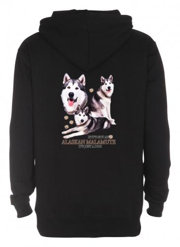 Huvjacka med Alaskan Malamute