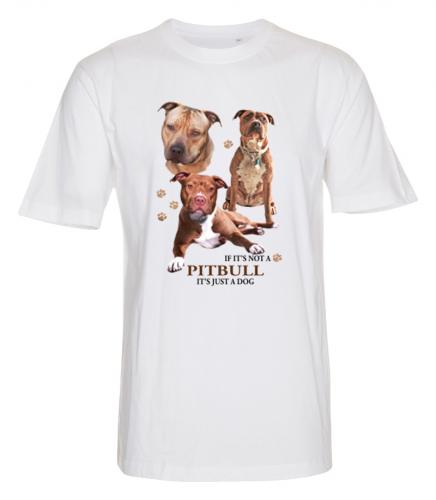T-shirt med American Pit Bull Terrier
