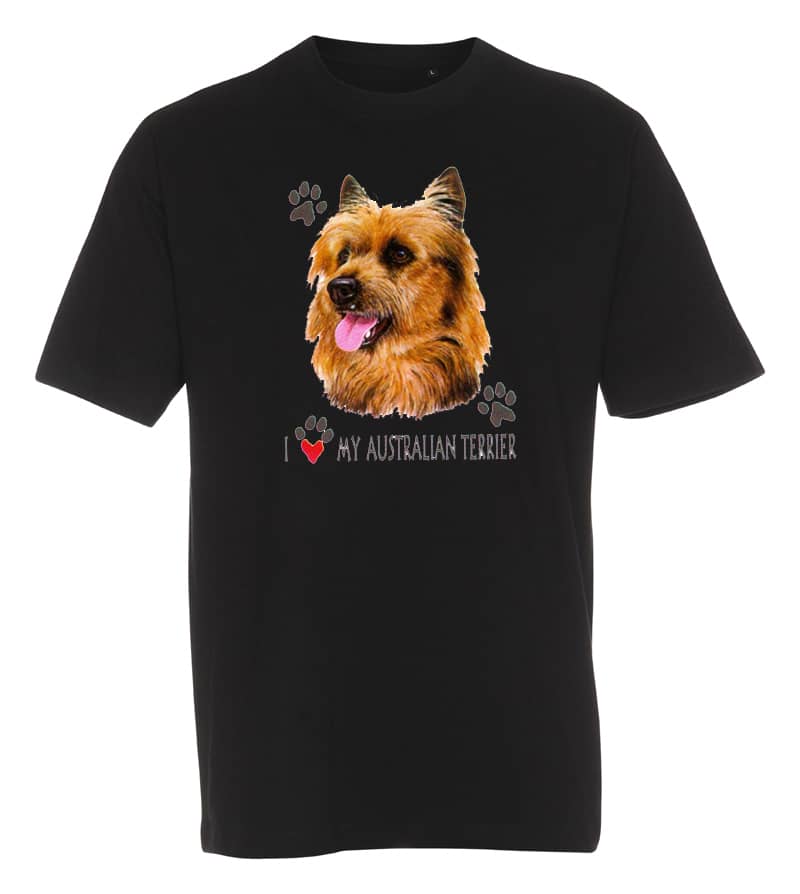 T-shirt med Australisk Terrier