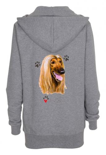 Huvjacka med Afghanhund