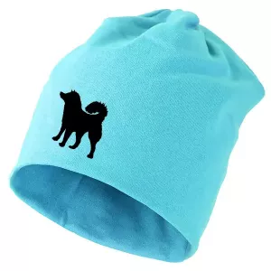 Mössa med Alaskan Malamute