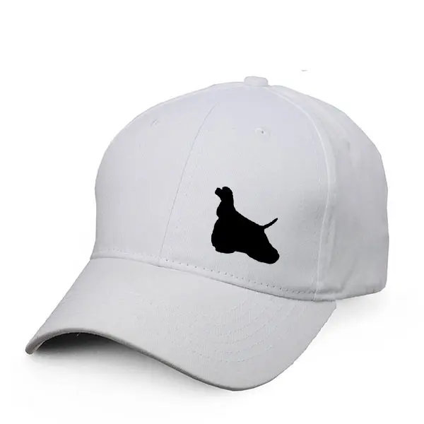 Keps med en Amerikansk Cocker Spaniel