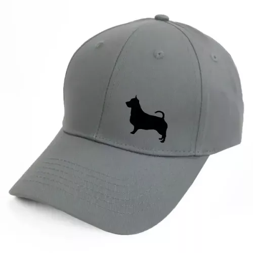 Keps med en Australisk Terrier