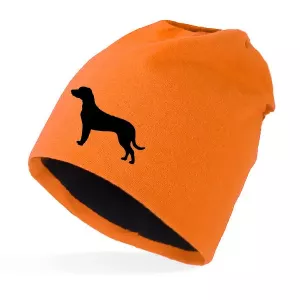 Fleecefodrad Mössa med Alpenländischer Dachsbracke