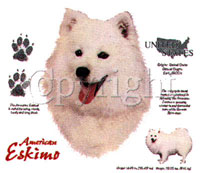 T-shirt med American Eskimo