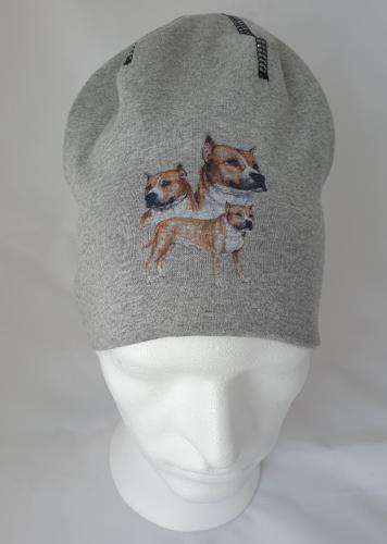 Mössa med American Pit Bull Terrier