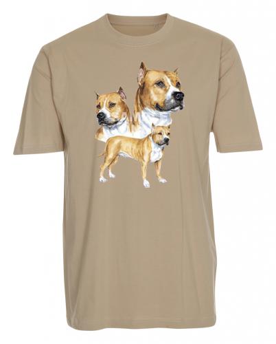 T-shirt med American Pit Bull Terrier