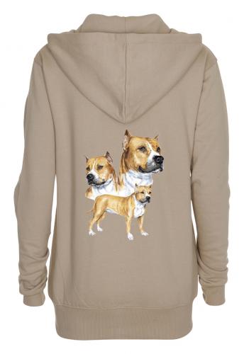 Huvjacka med American Pit Bull Terrier