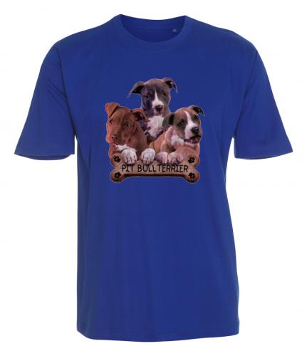 T-shirt med American Pit Bull Terrier