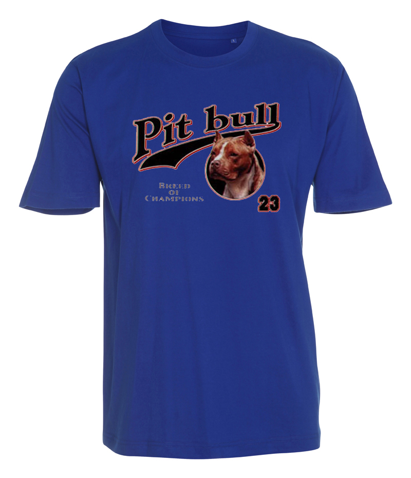 T-shirt med American Pit Bull Terrier