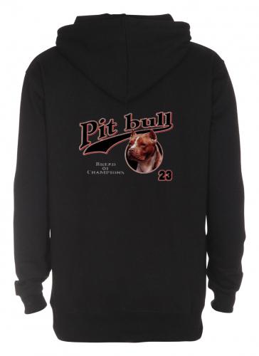 Luvtröja med American Pit Bull Terrier