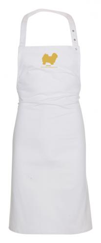 Förkläde med klubbens logga