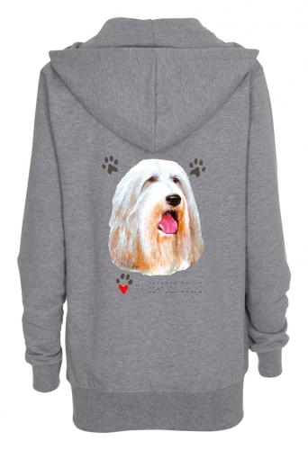 Huvjacka med Bearded Collie