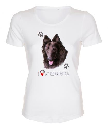 Figursydd T-shirt med Groenendael