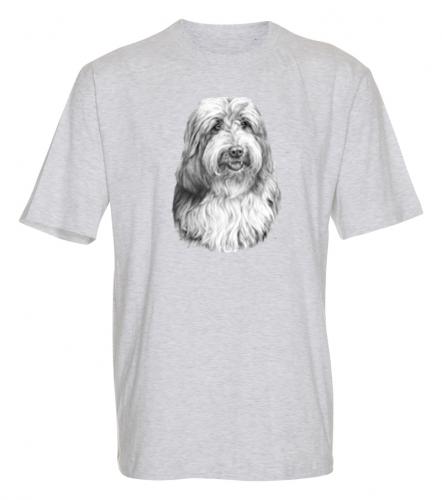 T-shirt med Bearded Collie