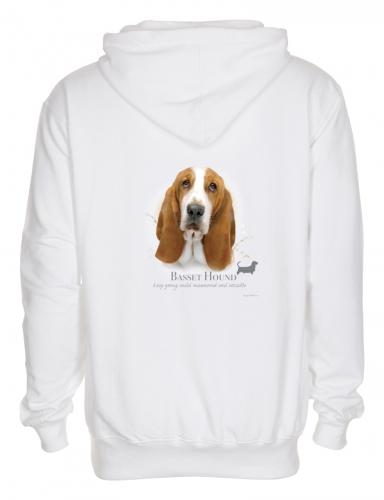 Huvjacka med Basset Hound